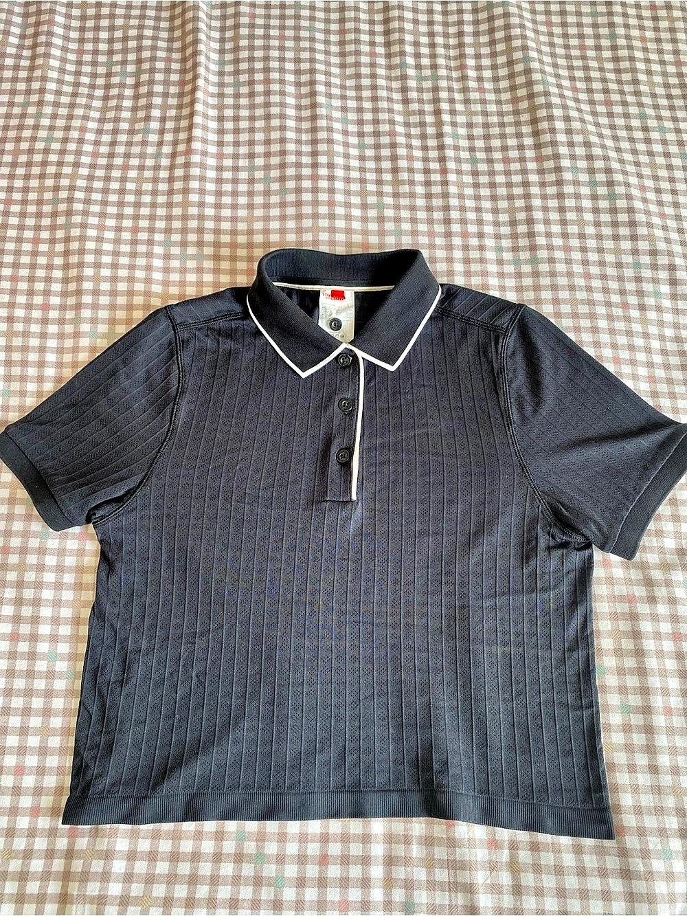 Wilson Women's Center Court Seamless Polo Black Size Small